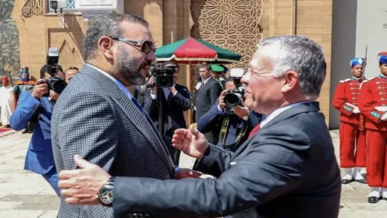 برقية من جلالة الملك إلى عاهل المملكة الأردنية الهاشمية على إثر الهجوم الإرهابي الذي استهدف كنيسة بمحافظة الكرك
