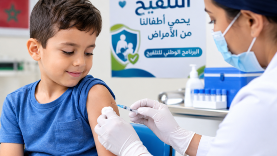 وزارة الصحة تدعو الأسر إلى استكمال تلقيح أطفالها وتعزز مجانية اللقاحات