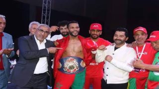 الملاكم المغربي عثمان فرعون يعتلي عرش البطولة الدولية ويتوج بلقب WBF