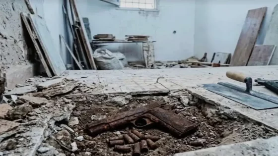 طنجة.. أشغال إصلاح تقود إلى اكتشاف مسدس وخراطيش مدفونة داخل حمام منزل